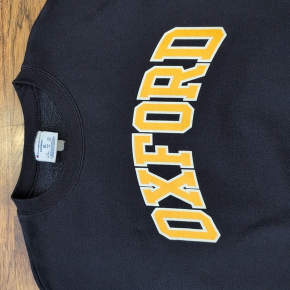 Adult unisex Champion Oxford logo sweatshirt size XL - Picture 2 of 4